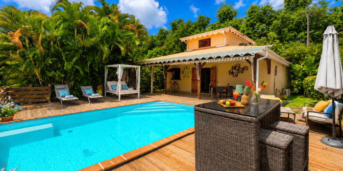 Location villa 6 personnes 3 chambre sainte luce - piscine 